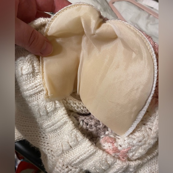 VTG Colleen’s Collectables Knit Sweater L Embroidered Grannycore Ramie Blend - Picture 5 of 5